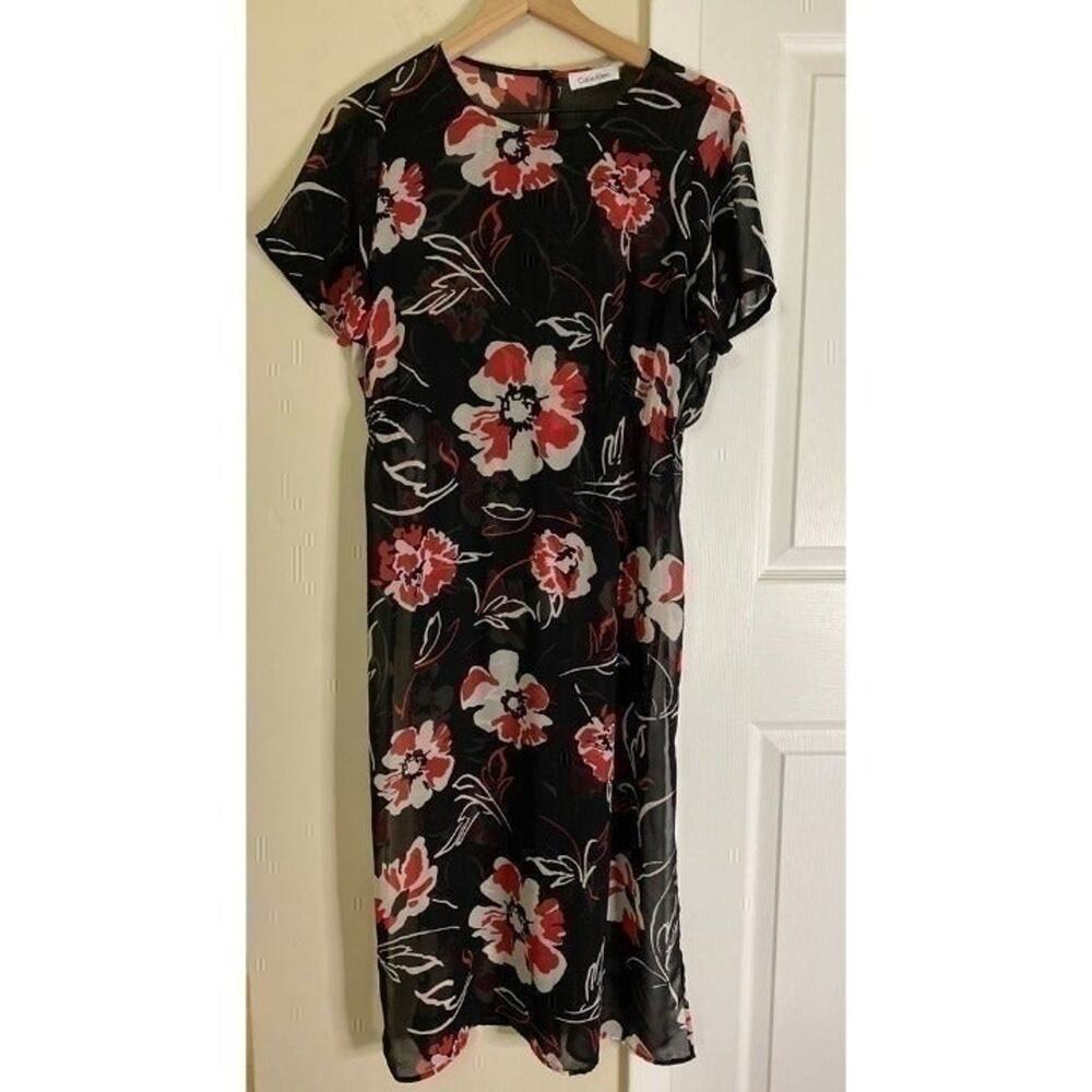 Calvin Klein Floral Cover up